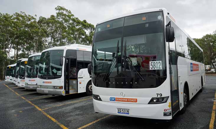 CDC Sunshine Coast Mercedes OH1830 Volgren Endura 79